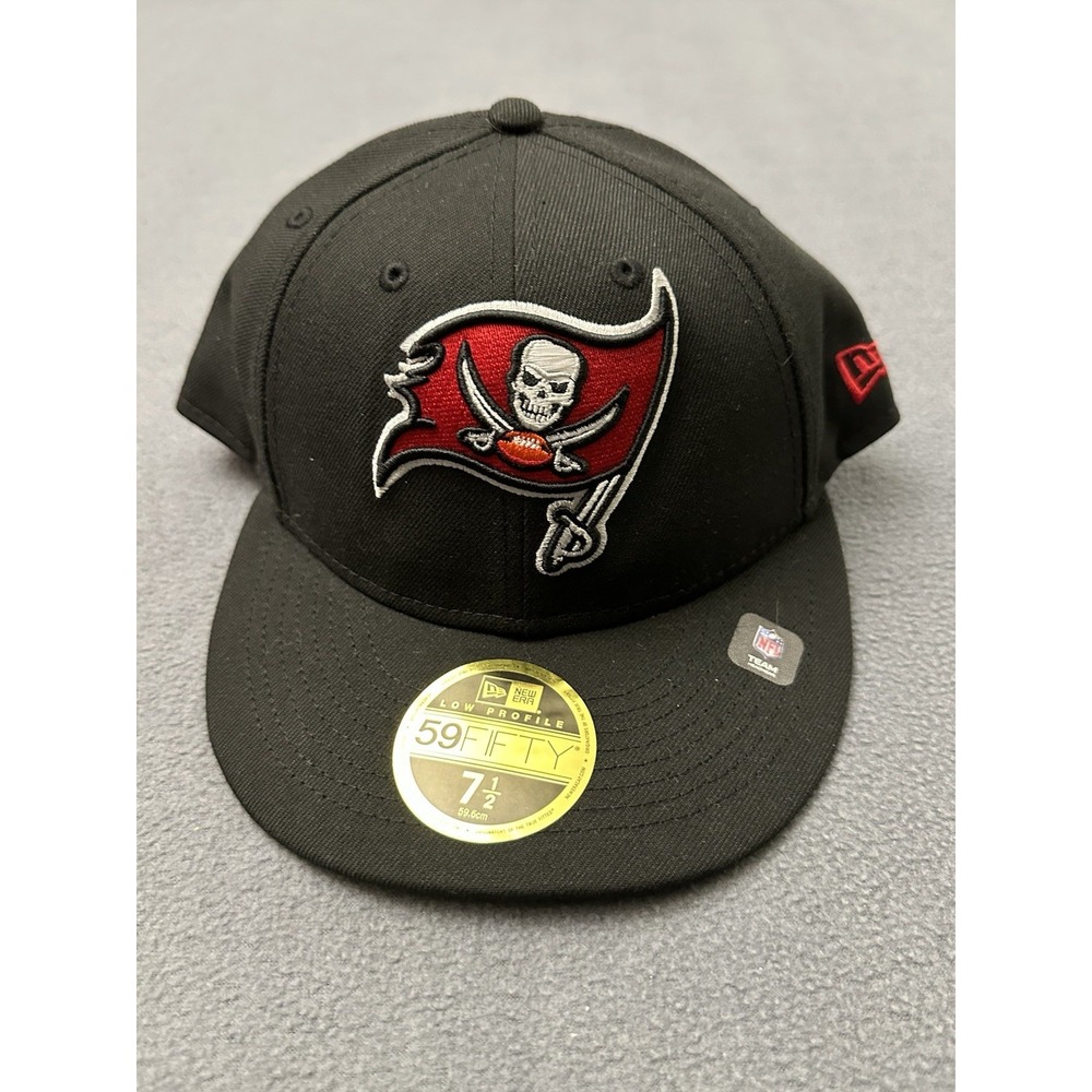 BNWT Authentic NFL Tampa Bay Buccaneers Black New Era 59Fifty Fitted Team Hat